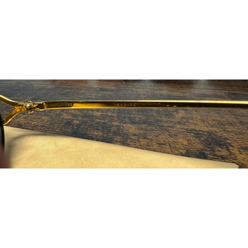Cartier Vintage Rimless Women’s Prescription Gold Frame Sunglasses Size 130 - Picture 4 of 15